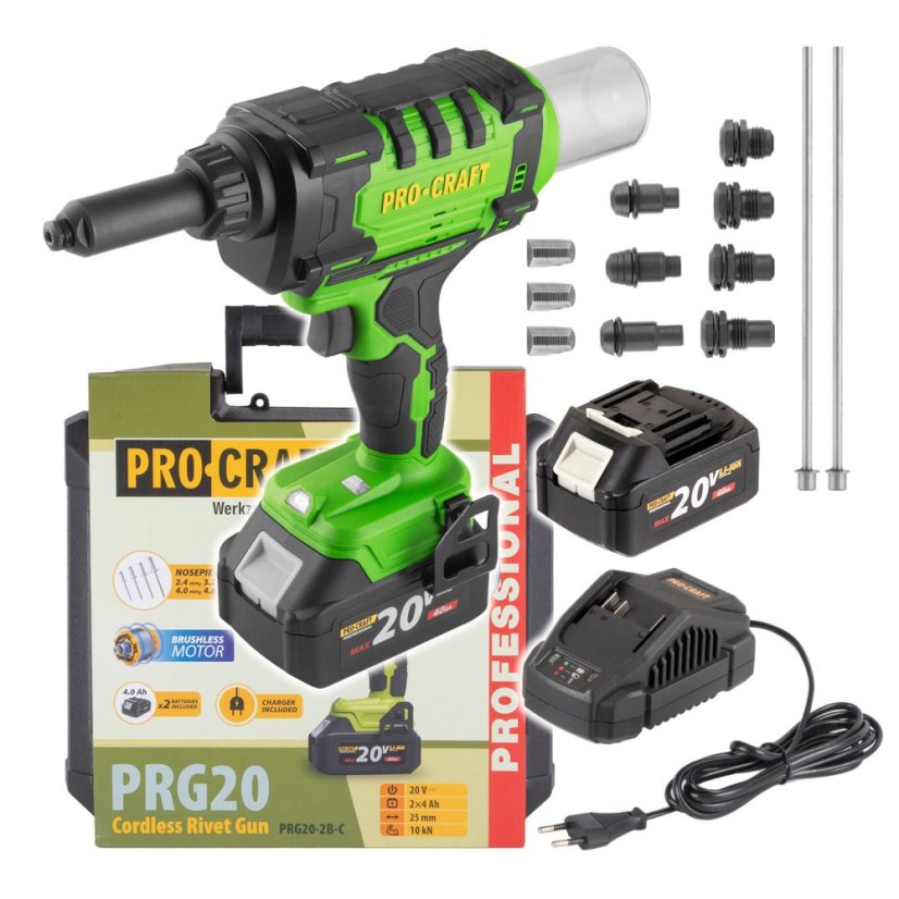 Aku nýtovací pistole Procraft PRG20 | PRG20