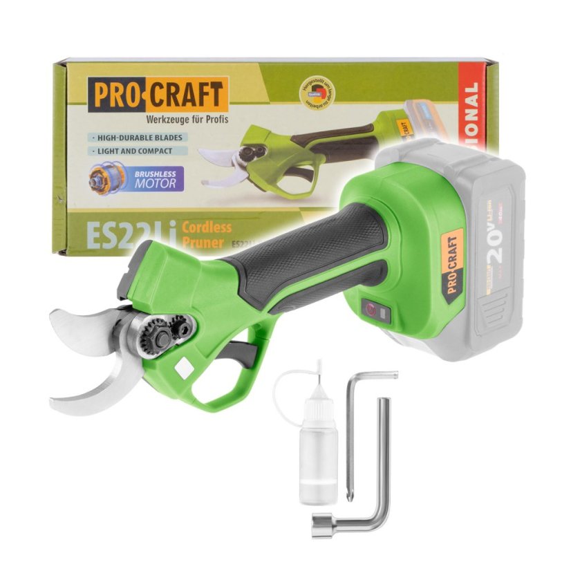PROCRAFT ES22Li aku nůžky na větve (bez baterie a nabíječky)