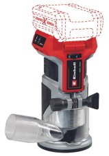 EINHELL PROFESSIONAL TP-ET 18 Li BL - Solo aku ohraňovací frézka (Power X-Change)