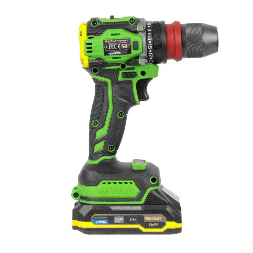 Aku vrtací šroubovák Procraft PA18Pro DFR-2B-C s dvěma bateriemi | PA18Pro DFR-2B-C