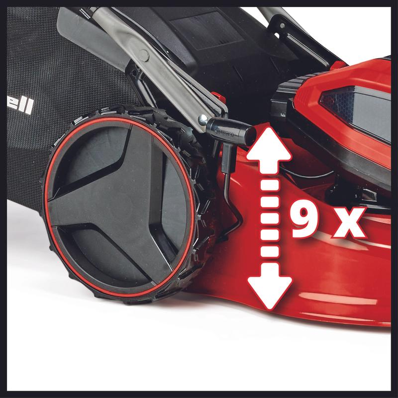 EINHELL GP-CM 36/47 S Li BL - Kit (4x 4,0 Ah) aku sekačka na trávu (Power X-Change)