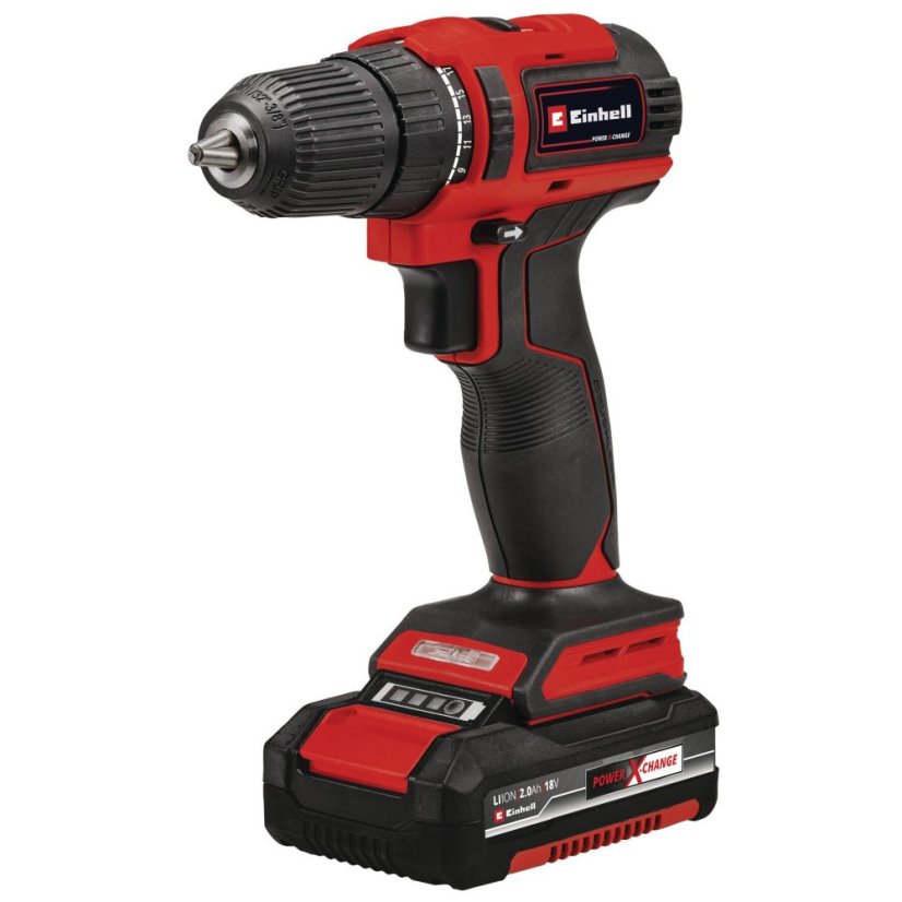 EINHELL TE-CD 18/40 Li BL - 2x2,0Ah aku vrtací šroubovák (Power X-Change)