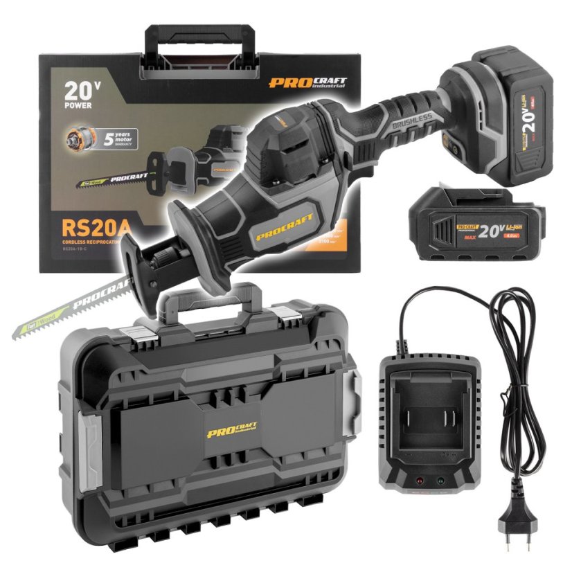 PROCRAFT Industrial RS20A aku pila ocaska