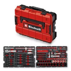 EINHELL E-Case gola sada 1/4" a 3/8" a 1/2", 121 dílů
