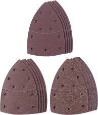 KWB brusný výsek DELTA 100 x 150 mm H11 na suchý zip  (sada 15 ks)