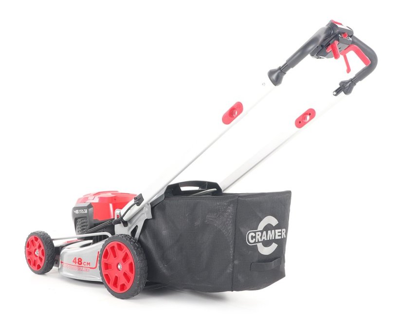 CRAMER 48LM48SP aku sekačka s pojezdem, KIT (1x 4,0 Ah)