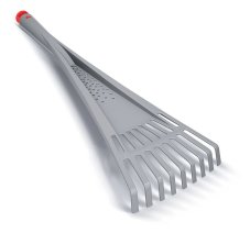 R RAKES PLUS ruční hrábě 53,9 cm, šedé (ABS)