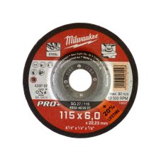 Milwaukee SG 27/115 PRO+ kotouč brusný 115 x 6,0 mm na kov