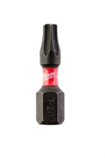 MILWAUKEE SHOCKWAVE™ bit 1/4" TORX T20 x 25 mm (balení 2 ks)