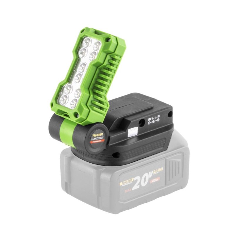 PROCRAFT LL20 aku svítilna s usb adaptérem, SOLO