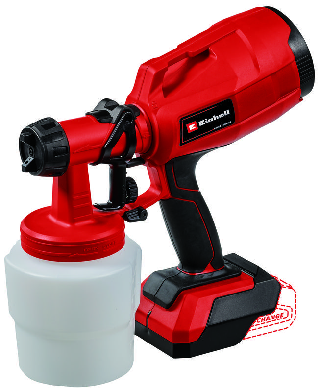 EINHELL TC-SY 18/60 Li - Solo aku stříkací pistole (Power X-Change) EINHELL TC-SY 18/60 Li - Solo aku stříkací pistole (Power X-Change)