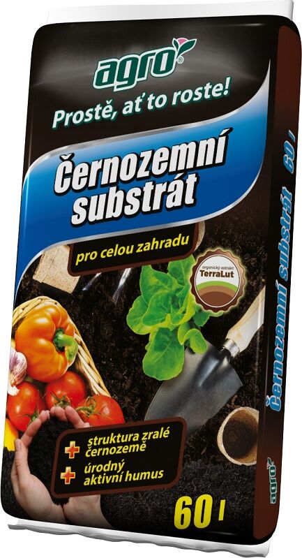 Agro CS Černozemní substrát pro celou zahradu 60 l (00322A)