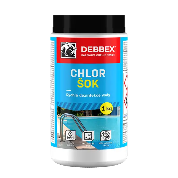 DEBBEX Chlor šok (CH204) 1kg