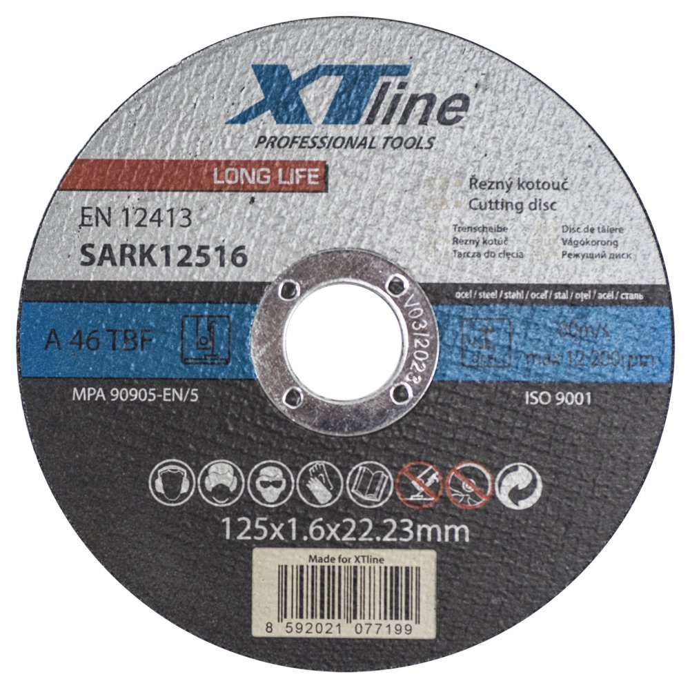 XTline SARK18030 kotouč řezný 180 x 3,0 mm na ocel